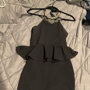Little Black Dress! Small with cute necklace